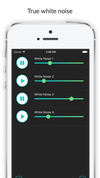 Just Noise Simply Free White Sound Machine for Focus and Relaxationのおすすめ画像1