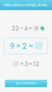 Quick Math - Mental Arithmetic screenshot #3 for iPhone