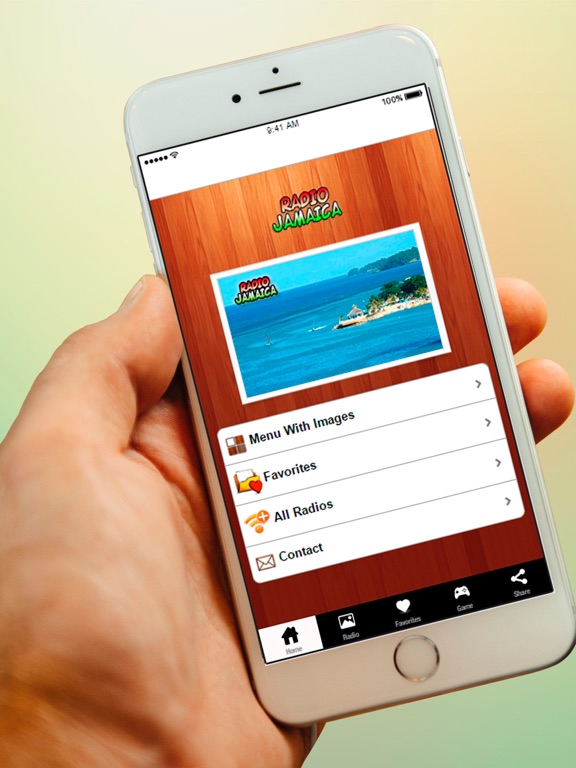 Radio Jamaica Free broadcasting station iPad screenshot 2 - Music app