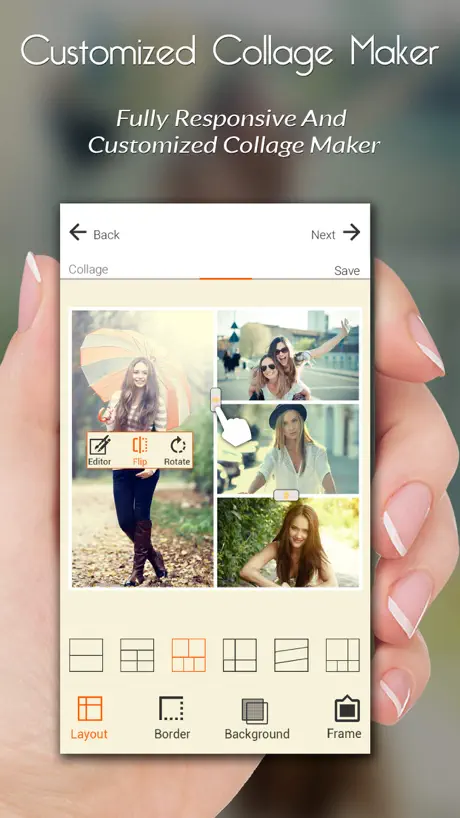 Square Photo Collage Maker - Frames Layout, shape maker, Pics Co