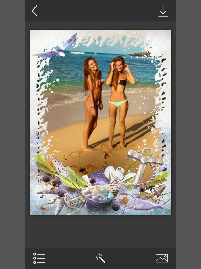 Holiday Beach Photo Frame - Photo Editor