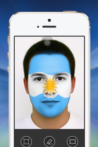 Flag Face Argentina screenshot 2