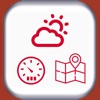 Hike-Weather,Speed and Map Free icon