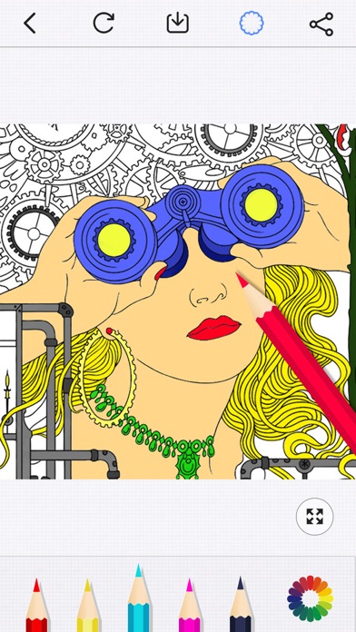 Screenshot #1 pour Secret Coloring Book - Free Anxiety Stress Relief & Color Therapy Pages for Adult