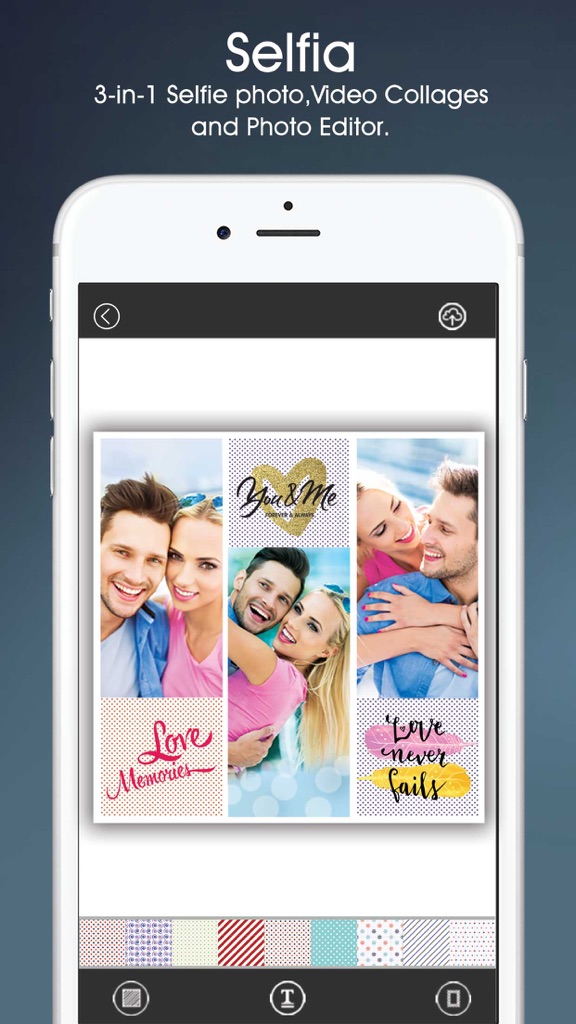 【图】Selfia – Selfie camera with live photo effects and Collage frame(截图1)