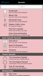 The Tarot of Vampyres screenshot #3 for iPhone