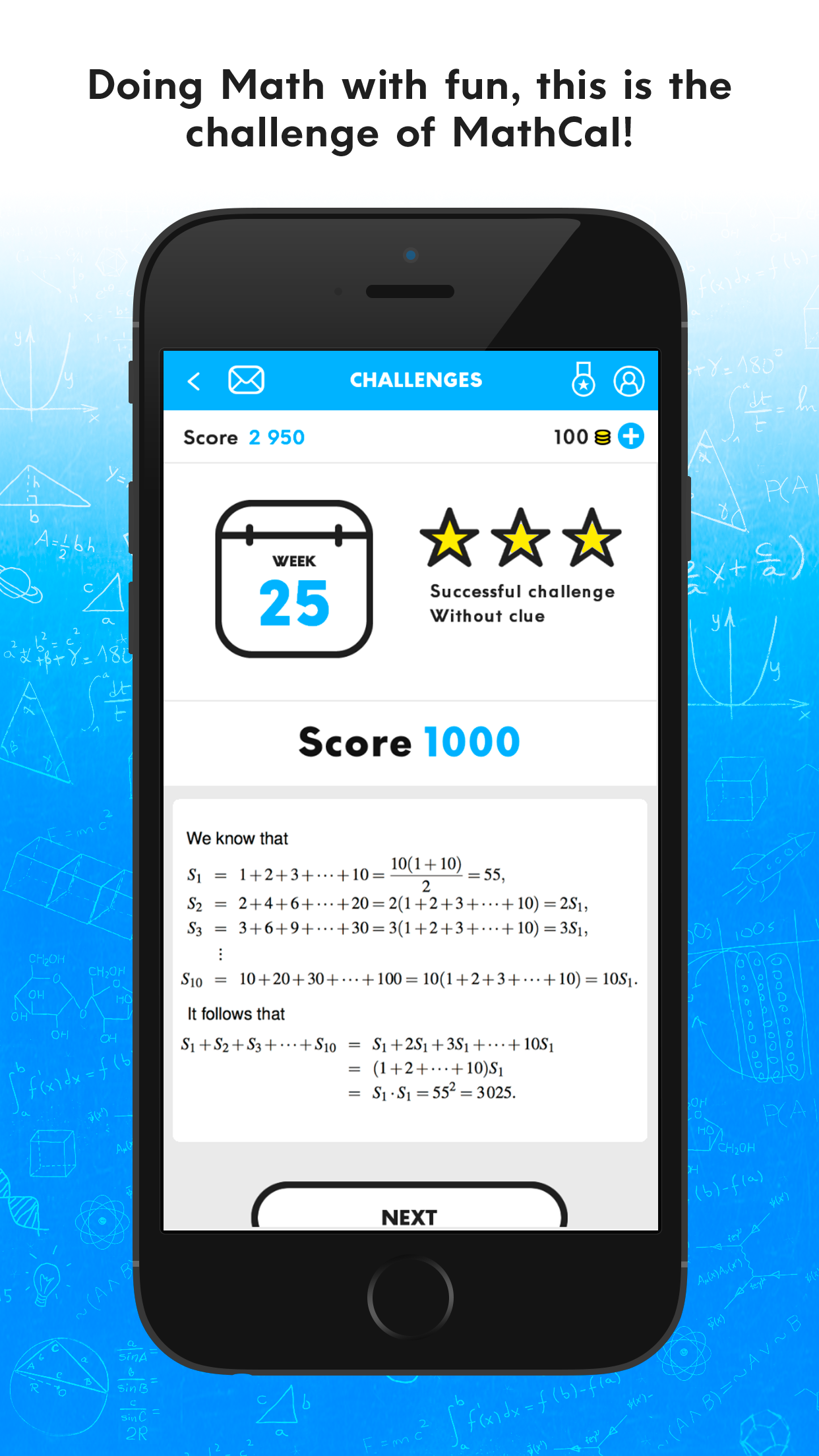 MathCal - One Math Challenge every week