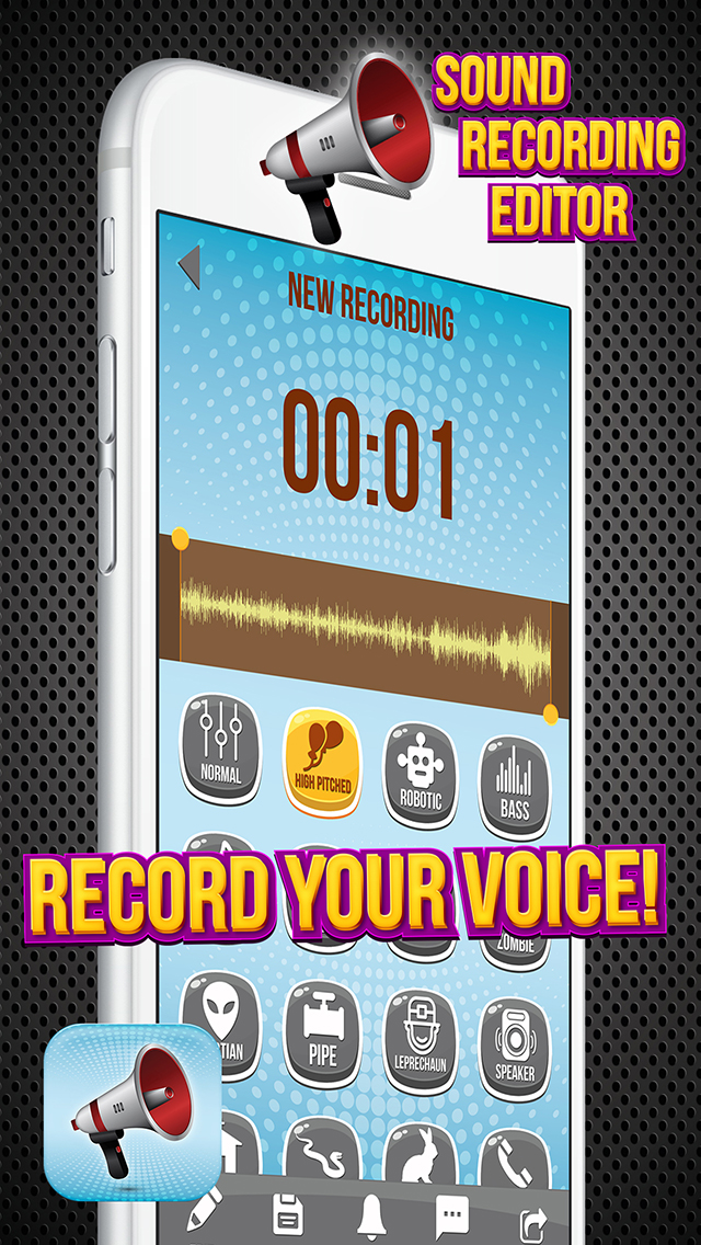Sound Recording Editor - Change Your Voice and Make Pranks with Funny Special Effect.s