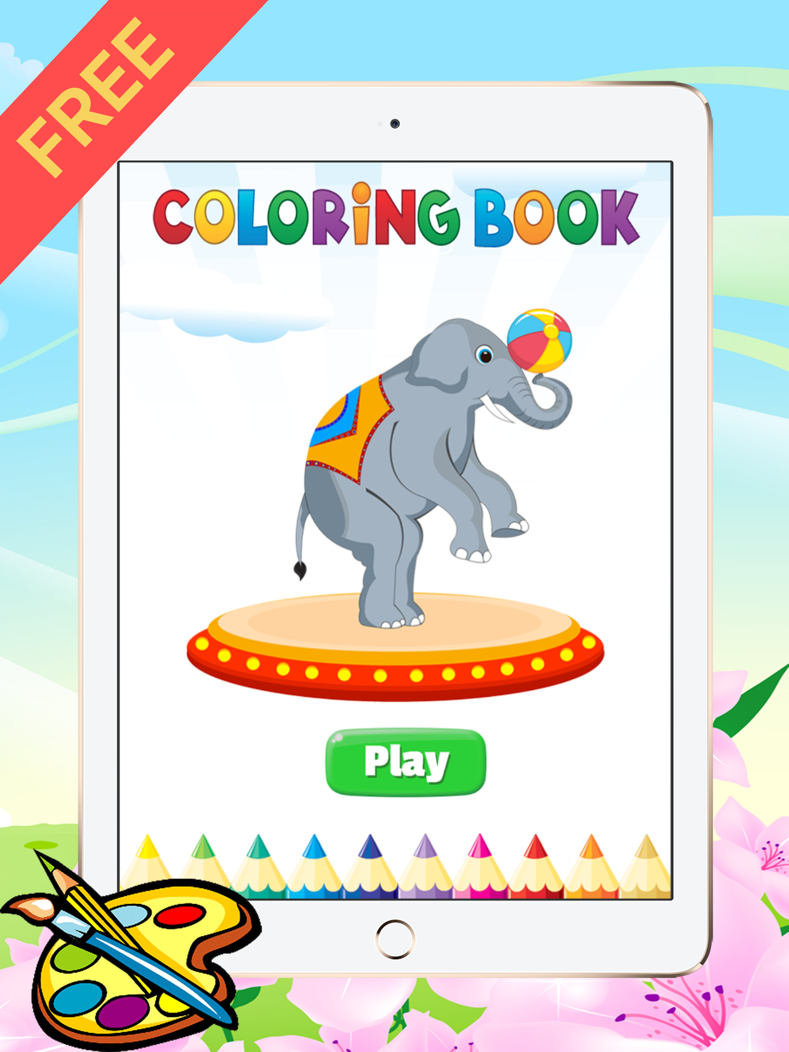 Circus Coloring Book for Kids - Toddlers drawing free games