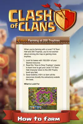 Game screenshot Guide and Tools for Clash Of Clans hack