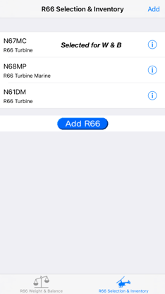R66 Weight & Balance screenshot 4