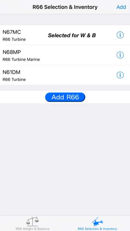 R66 Weight & Balance screenshot 4 of 5