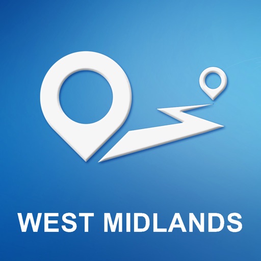 West Midlands, UK Offline GPS Navigation & Maps icon