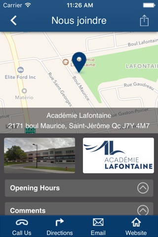 Académie Lafontaine screenshot 3