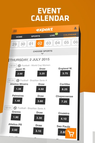 Expekt Live Sports Betting - Bet on Football, Tennis and much more! screenshot 4