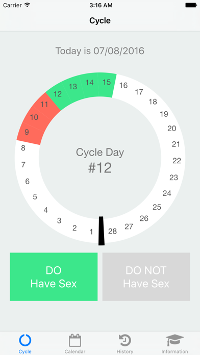 Screenshot #2 pour Ovulator: fertility tracker