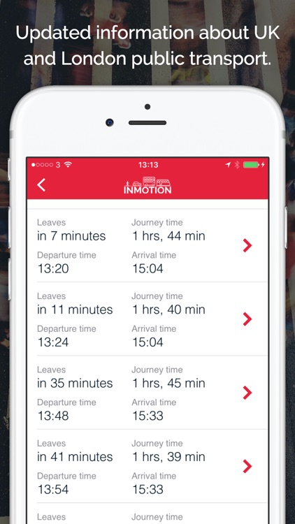 InMotion - London Public Transport, TFL, London Bus, & London Tube