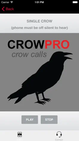 Game screenshot Crow Calls & Crow Sounds for Crow Hunting + BLUETOOTH COMPATIBLE mod apk