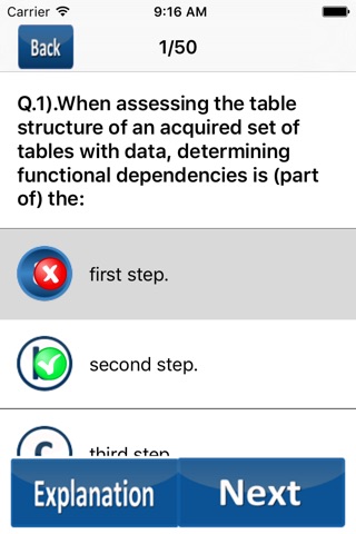 Database Questions screenshot 2