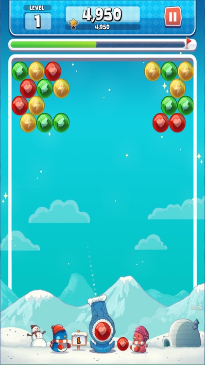 Penguins Bubble Match Puzzle