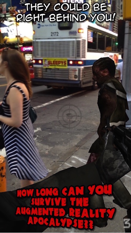 Zombies GO! Fight The Dead Walking Everywhere with Augmented Reality (FREE Edition) screenshot-4