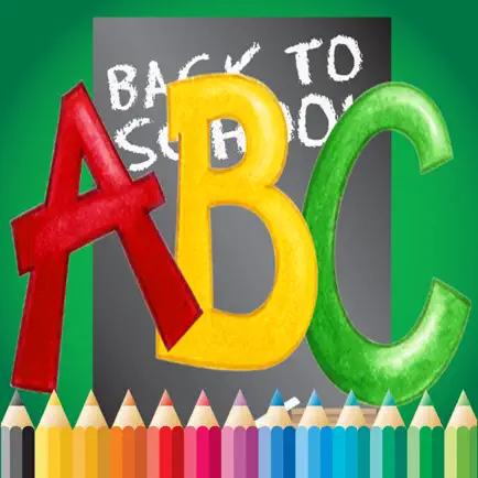 ABC Книжка-раскраска для детей в возрасте 1-10 (алфавит верхний): рисование и раскраски страницу игры бесплатно для изучения умения Читы