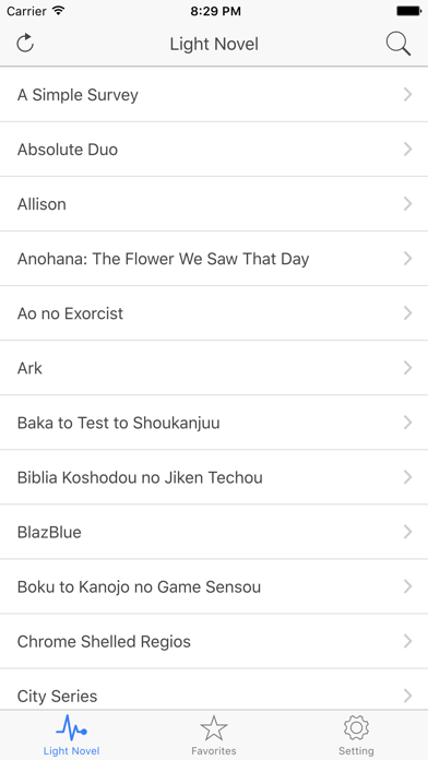Screenshot #1 pour LN-Reader