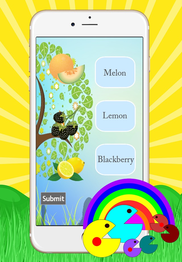 Learning Fruits Flashcards Matching Games Toddler screenshot 3