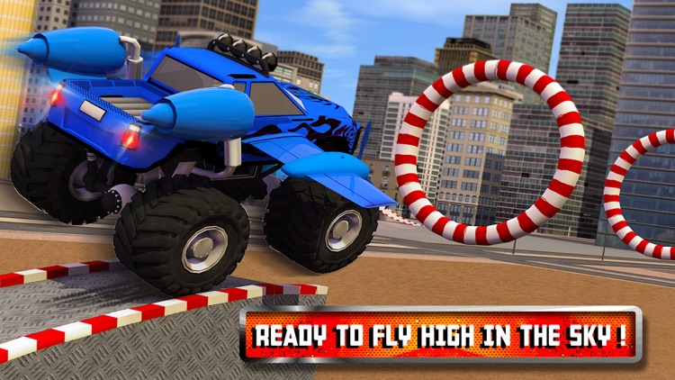 Flying Car Stunts 2016 screenshot-4