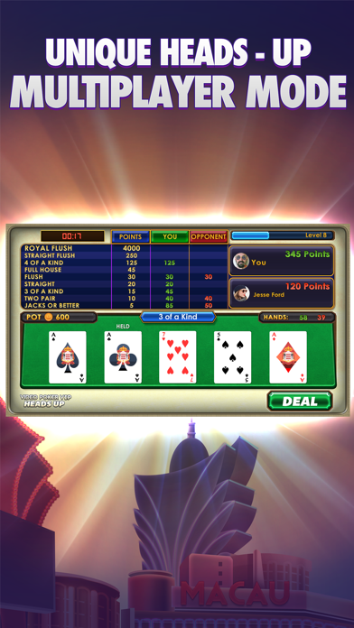 Screenshot #2 pour Video Poker VIP - Multiplayer Heads Up Free Vegas Casino Video Poker Games