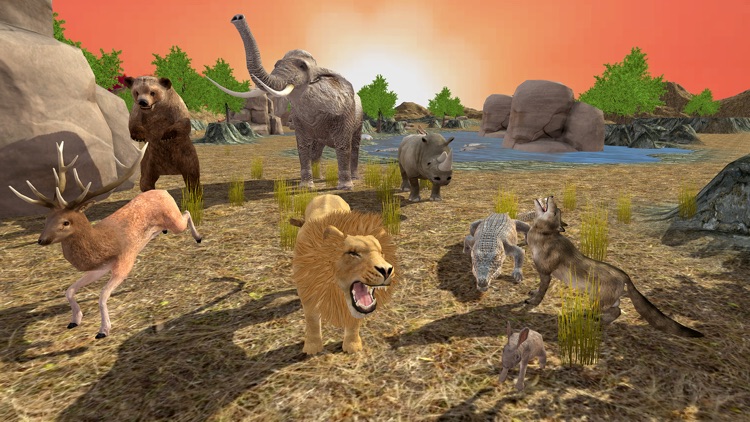 Lion Simulator Animal Survival - Play as a wild Lion in the Jungle screenshot-4