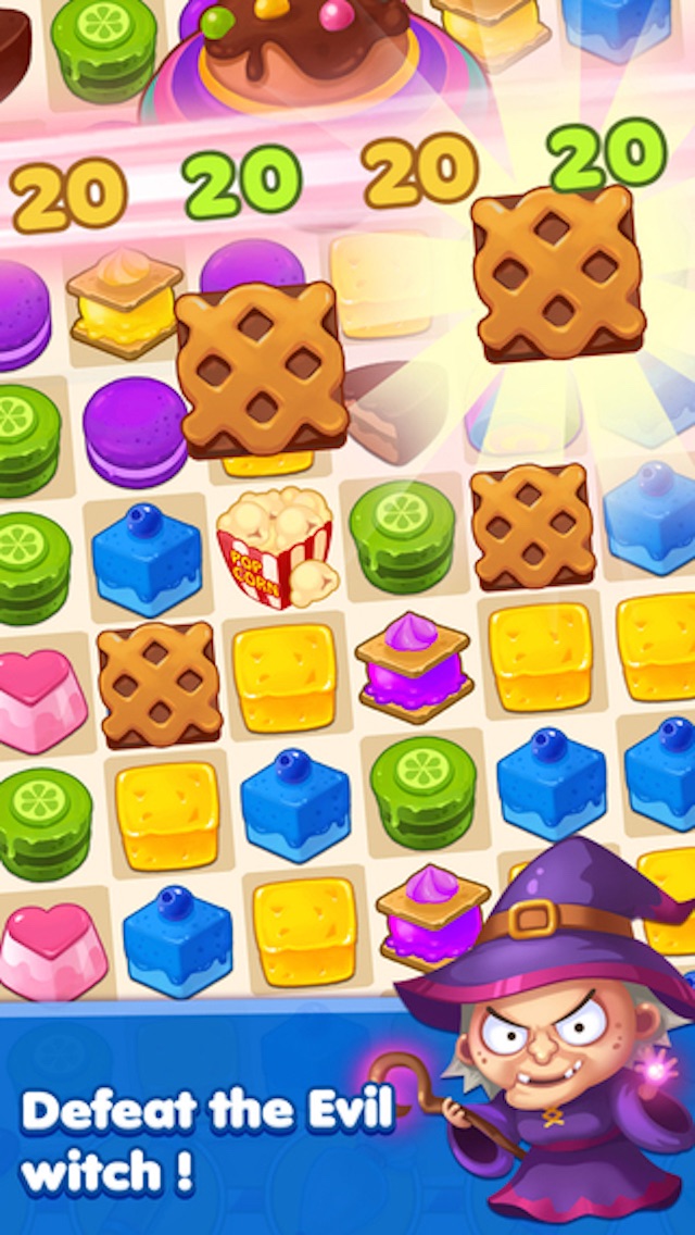 Screenshot #2 pour Magic Cookie - 3 match puzzle game