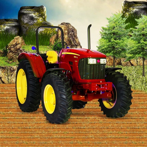 Farm Village Tractor - 3d simulator app icon