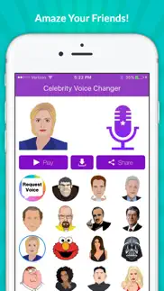 celebrity voice changer - funny voice fx cartoon soundboard iphone screenshot 3