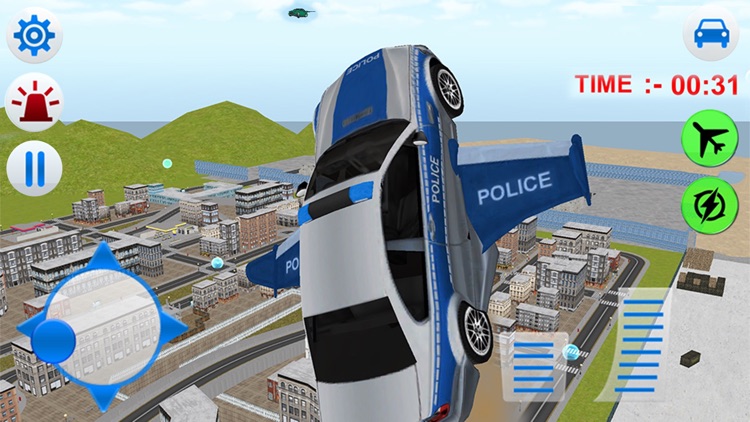 Flying Real police car driver simulator screenshot-3