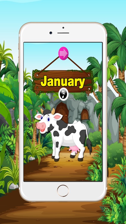 Learn English daily : Month : free learning Education games for kids!