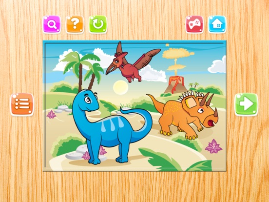Dinosaur Puzzle for Kids - Dino Jigsaw Puzzles Games Free for Toddler and Preschool Learning Games iPad screenshot 5 - Games app