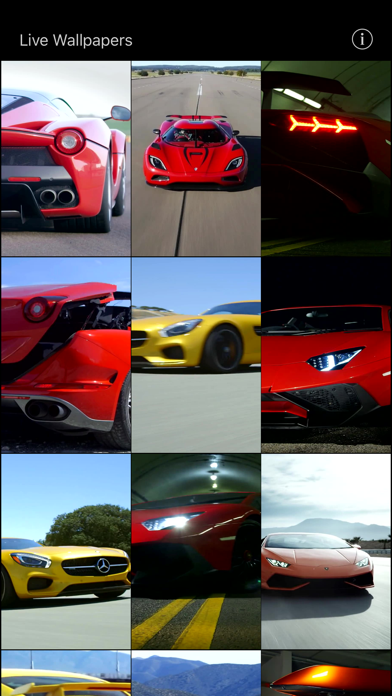 Supercars Live Wallpa... screenshot1