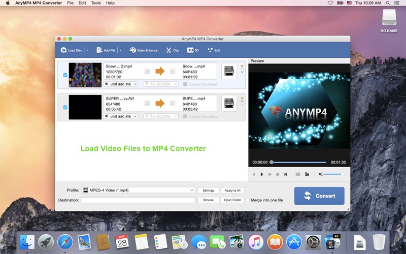 Screenshot #2 pour AnyMP4 MP4 Converter