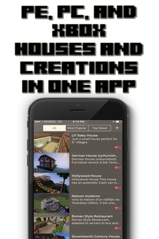 Houses & Creations For Minecraft - Inspiration & Ideas For Creations, Buildings, Structures screenshot 2