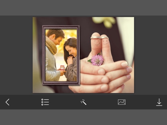Wedding Photo Frame - Amazing Picture Frames & Photo Editor iPad screenshot