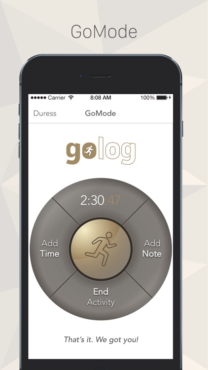 GoLog - Activity Safety Timer screenshot-3