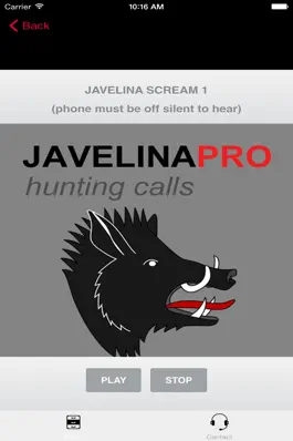 Game screenshot REAL Javelina Calls & Javelina Sounds to use as Hunting Calls mod apk