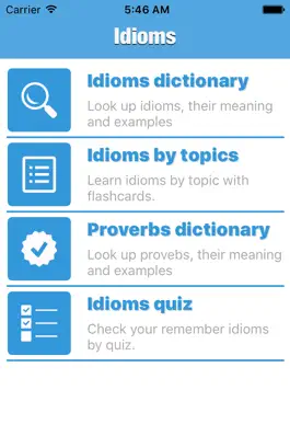 Game screenshot Advanced Idioms Dictionary mod apk