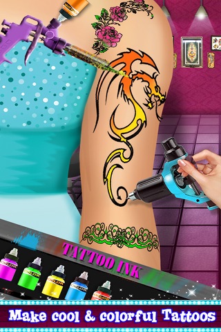 Back Tattoo Art Design - Tattoo Maker Spa Salon for girls screenshot 4