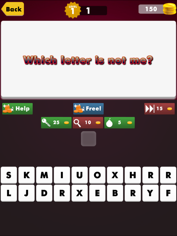 Screenshot #2 for Riddles Brain Teasers Quiz Games ~ General Knowledge trainer with tricky questions & IQ test