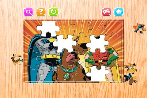 漫画 パズル -  ジグソーパズル パズル キッズ幼児と就学前の学習ゲーム - スクービードゥーのためのボックスのおすすめ画像1