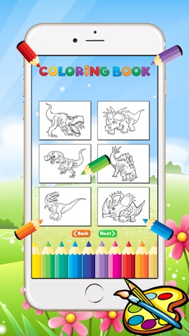 恐竜ドラゴンのぬりえ - 子供のための無料のゲームを描く、ディノペイントと色のゲーム良いですのおすすめ画像2