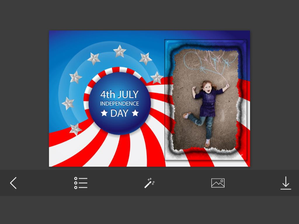 4th Of July Independence day USA - Happy Independence Day Of United State Of America Photo Frames & Greetings