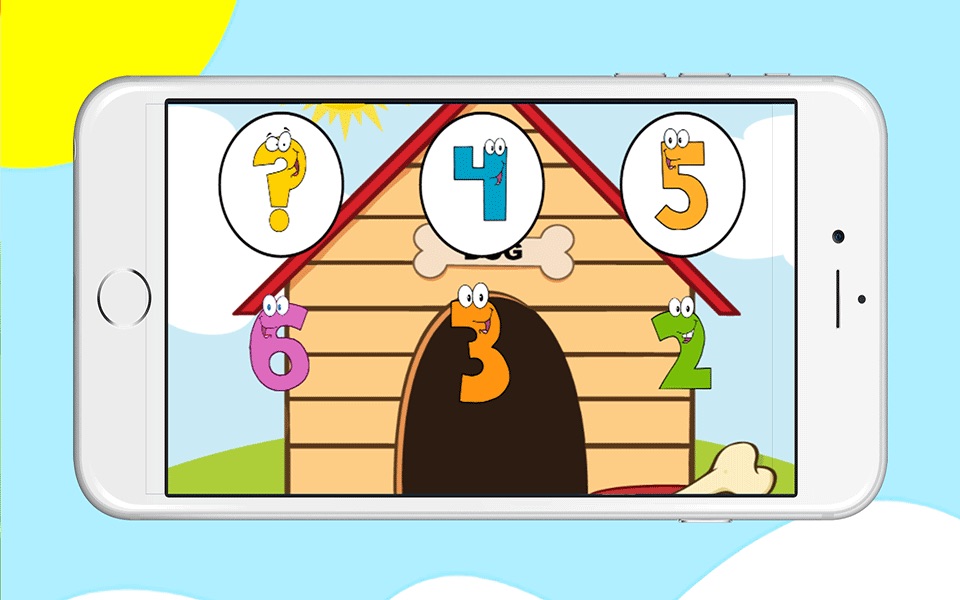 Find missing numbers learning games for kindergarten screenshot 2